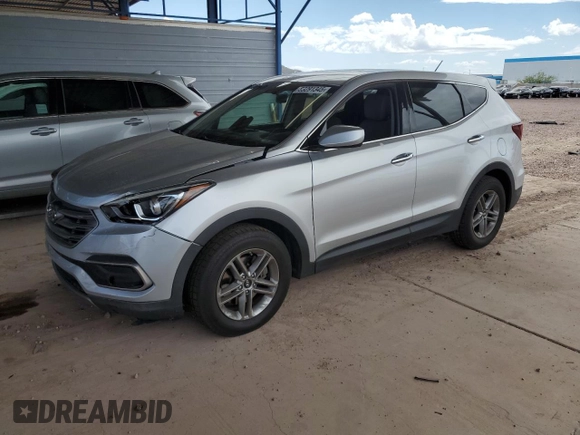 2018 Hyundai Santa Fe 2.4L with VIN 5XYZT3LB7JG527512, listed as a Copart auction lot 53291345 with 97,016 mi miles and Salvage title. Bid and sale history available at DreamBid. Image 1.