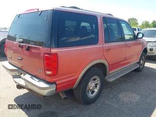 2001 Ford Expedition Eddie Bauer with VIN 1FMPU18LX1LA91135, listed as a IAAI auction lot 42737489 with 123,360 mi miles and . Bid and sale history available at DreamBid. Image 4.