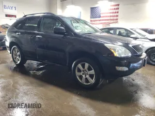 2008 Lexus RX 350 with VIN 2T2HK31UX8C081585, listed as a Copart auction lot 52131105 with 178,844 mi miles and Salvage Title. Bid and sale history available at DreamBid. Image 4.