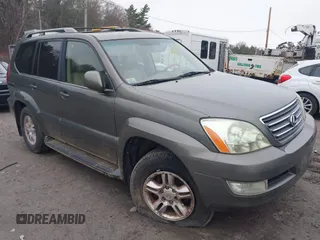 2007 Lexus GX 470 z VIN JTJBT20X970142136, wystawiony jako IAAI lot #41927552 z przebiegiem 219 725 mil mil oraz . Historia ofert i sprzedaży dostępna na DreamBid. Obrazek 1.