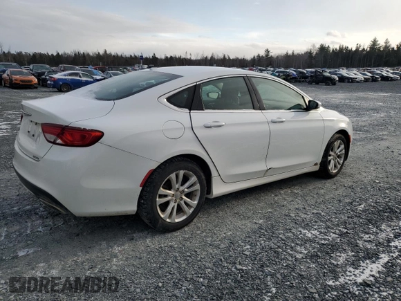 2015 Chrysler 200 Limited with VIN 1C3CCCAG7FN524084, listed as a Copart auction lot 89271405 with 243,666 mi miles and Salvage Title. Bid and sale history available at carsss.com. Image 3.
