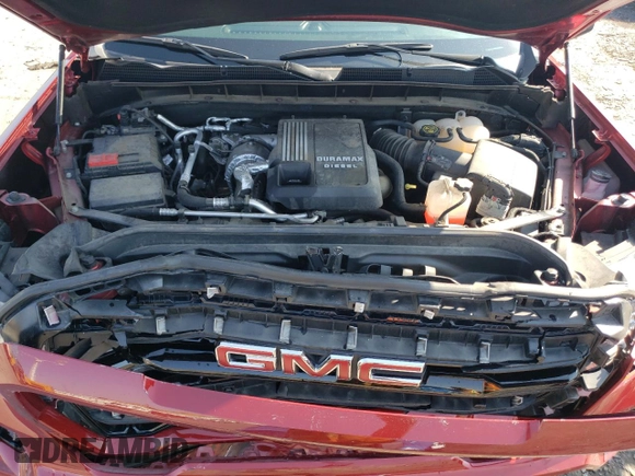 2022 GMC Sierra 1500 z VIN 1GTV9CET4NZ197774, wystawiony jako Copart lot #65208824 z przebiegiem 39 950 mil mil oraz Szkoda całkowita • Salvage title. Historia ofert i sprzedaży dostępna na DreamBid. Obrazek 11.
