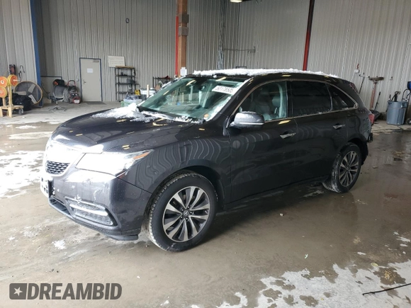 2016 Acura MDX w/Tech with VIN 5FRYD4H40GB001147, listed as a Copart auction lot 50178505 with 157,768 mi miles and Clean Title. Bid and sale history available at carsss.com. Image 1.