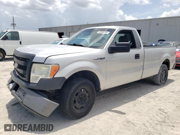 2014 Ford F-150 XL with VIN 1FTMF1CM7EKE73491, listed as a Copart auction lot 59908755 with 205,265 mi miles and Non repairable. Bid and sale history available at DreamBid. Image 1.