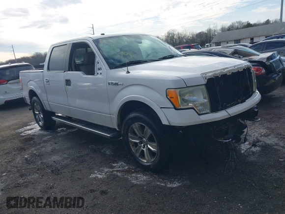 2010 Ford F-150 XL with VIN 1FTFW1EV4AFB50873, listed as a IAAI auction lot 41554001 with 187,415 mi miles. Bid and sale history available at carsss.com. Image 1.
