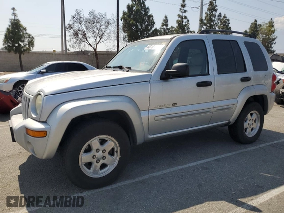 2002 Jeep Liberty Limited with VIN 1J4GL58K62W107105, listed as a Copart auction lot 60105345 with 138,442 mi miles and Clean title. Bid and sale history available at DreamBid. Image 1.