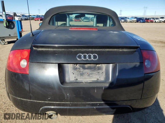2001 Audi TT with VIN TRUTX28N011016074, listed as a Copart auction lot 49478605 with 120,715 mi miles and Salvage title. Bid and sale history available at DreamBid. Image 6.