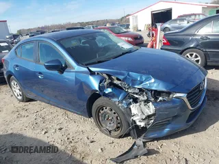 2018 Mazda 3 Sport with VIN 3MZBN1U74JM252031, listed as a IAAI auction lot 41455656 with 64,341 mi miles and . Bid and sale history available at DreamBid. Image 1.