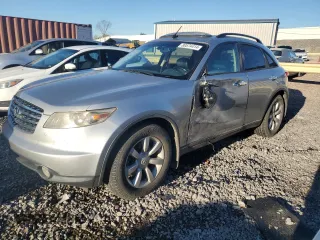 2005 Infiniti FX35 with VIN JNRAS08U55X103774, listed as a Copart auction lot 80574414 with 230,732 mi miles and Salvage Title. Bid and sale history available at carsss.com. Image 1.