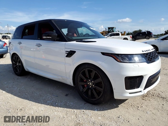 2022 Land Rover Range Rover Sport HST with VIN SALWS2RU2NA206436, listed as a Copart auction lot 73861634 with 0 mi miles and Salvage Title. Bid and sale history available at carsss.com. Image 4.