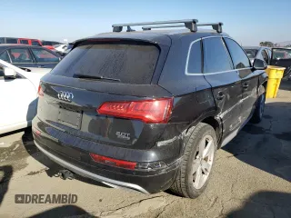 2018 Audi Q5 Premium Plus with VIN WA1BNAFY6J2011596, listed as a Copart auction lot 71643692 with 77,663 mi miles. Bid and sale history available at carsss.com. Image 3.