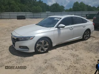 2018 Honda Accord EX-L with VIN 1HGCV2F53JA034055, listed as a Copart auction lot 57139305 with 183,422 mi miles and Salvage title. Bid and sale history available at DreamBid. Image 1.