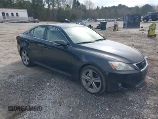 2013 Lexus IS 250 z VIN JTHBF5C21D5187029, wystawiony jako IAAI lot #41691136 z przebiegiem 302 882 mil mil oraz . Historia ofert i sprzedaży dostępna na DreamBid. Obrazek 1.