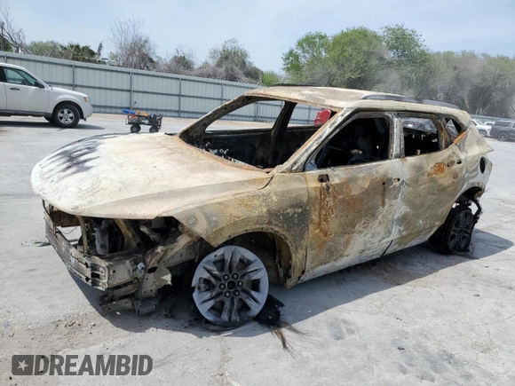 2021 Chevrolet Blazer LT z VIN 3GNKBCRS7MS573959, wystawiony jako Copart lot #50631405 z przebiegiem Nie podano mil oraz Nie do naprawy • Non repairable. Historia ofert i sprzedaży dostępna na DreamBid. Obrazek 1.