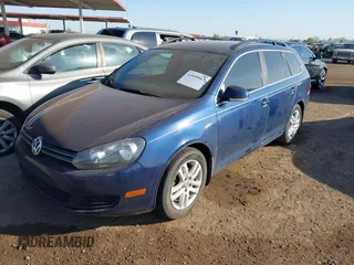 2013 Volkswagen Jetta SportWagen TDI w/Sunroof & Nav with VIN 3VWPL7AJ3DM677534, listed as a IAAI auction lot 41949967 with 192,134 mi miles. Bid and sale history available at carsss.com. Image 2.
