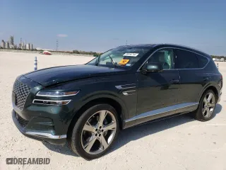 2022 Genesis GV80 with VIN KMUHBDSBXNU082397, listed as a Copart auction lot 78916714 with 26,348 mi miles and Salvage Title. Bid and sale history available at carsss.com. Image 1.