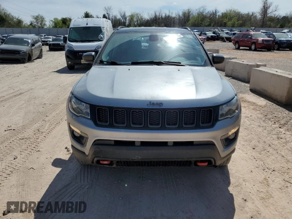 2019 Jeep Compass Trailhawk with VIN 3C4NJDDB2KT739673, listed as a Copart auction lot 50706385 with 106,987 mi miles and Non Repairable. Bid and sale history available at DreamBid. Image 5.