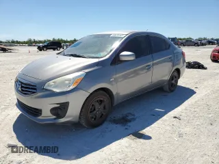 2017 Mitsubishi Mirage G4 ES with VIN ML32F3FJ2HHF08563, listed as a Copart auction lot 49829165 with 100,492 mi miles and Salvage Title. Bid and sale history available at carsss.com. Image 1.