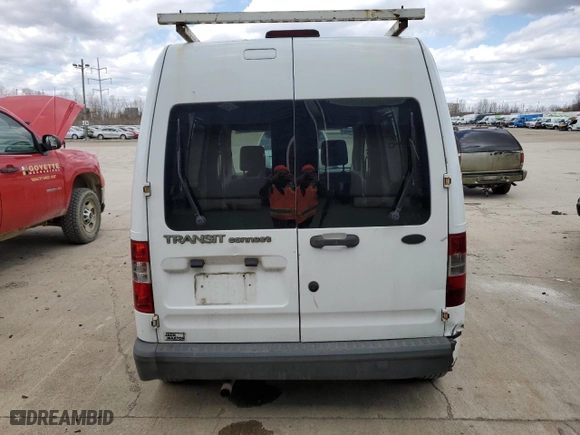 2010 Ford Transit Connect XL with VIN NM0LS6AN2AT028366, listed as a Copart auction lot 50714815 with NaN miles and Salvage Title. Bid and sale history available at carsss.com. Image 6.