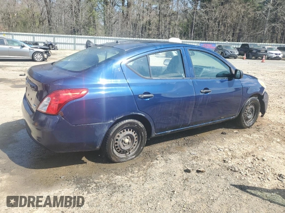 2012 Nissan Versa S with VIN 3N1CN7AP7CL824039, listed as a Copart auction lot 47876405 with 227,126 mi miles and Salvage Title. Bid and sale history available at carsss.com. Image 3.