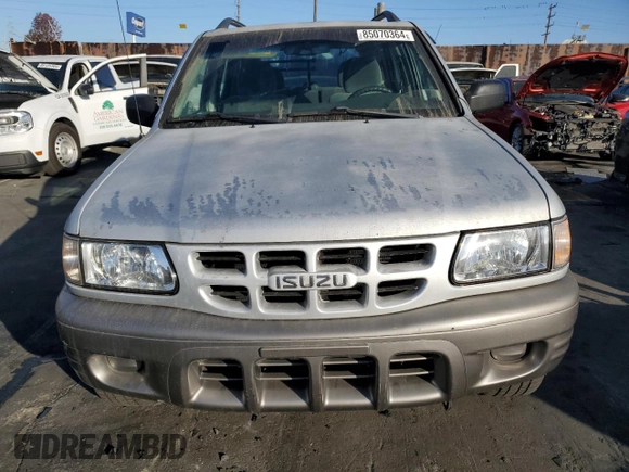 2000 Isuzu Rodeo S z VIN 4S2CK58W2Y4311726, wystawiony jako Copart lot #85070364 z przebiegiem 226 510 mil mil oraz Szkody całkowita. Historia ofert i sprzedaży dostępna na DreamBid. Obrazek 5.