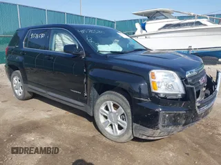 2016 GMC Terrain SLE with VIN 2GKFLSEK2G6343678, listed as a IAAI auction lot 41576580 with 90,944 mi miles. Bid and sale history available at carsss.com. Image 1.