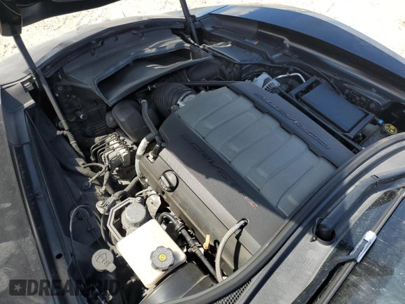 2017 Chevrolet Corvette 3LT with VIN 1G1YF3D70H5123914, listed as a Copart auction lot 74045624 with 64,126 mi miles and Clean Title. Bid and sale history available at carsss.com. Image 12.