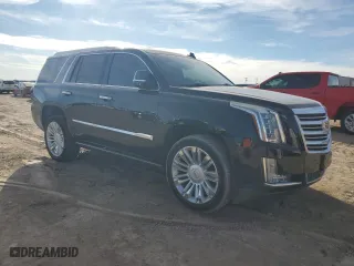 2015 Cadillac Escalade Platinum with VIN 1GYS4PKJ4FR668510, listed as a Copart auction lot 87366504 with 182,786 mi miles and Salvage Title. Bid and sale history available at carsss.com. Image 4.
