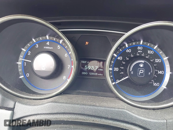 2012 Hyundai Sonata SE with VIN 5NPEC4AB1CH434939, listed as a IAAI auction lot 41878416 with 123,028 mi miles and . Bid and sale history available at DreamBid. Image 7.