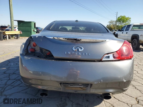 2013 Infiniti G37 IPL with VIN JN1CV6EK6DM923032, listed as a Copart auction lot 53323725 with 152,739 mi miles and Salvage Title. Bid and sale history available at carsss.com. Image 6.
