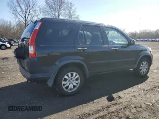 2006 Honda CR-V EX with VIN JHLRD78816C034828, listed as a Copart auction lot 53043985 with 195,897 mi miles and Salvage Title. Bid and sale history available at carsss.com. Image 3.