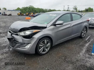 2014 Hyundai Elantra SE z VIN KMHDH4AE2EU187815, wystawiony jako Copart lot #56386285 z przebiegiem 109 905 mil mil oraz Szkoda całkowita • Salvage title. Historia ofert i sprzedaży dostępna na DreamBid. Obrazek 1.