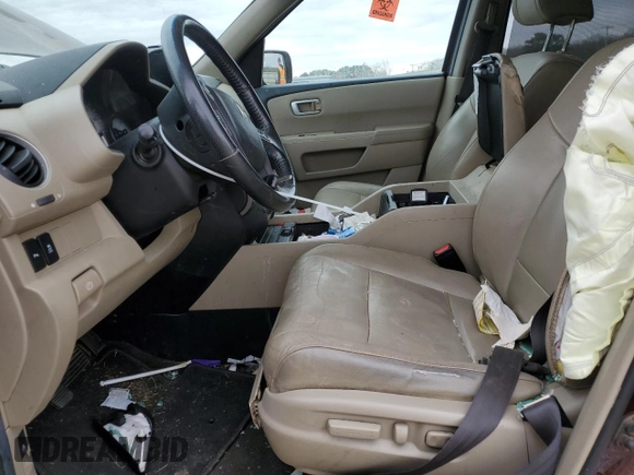 2012 Honda Pilot Touring with VIN 5FNYF3H91CB032239, listed as a Copart auction lot 46851165 with 101,402 mi miles and Salvage Title. Bid and sale history available at carsss.com. Image 7.