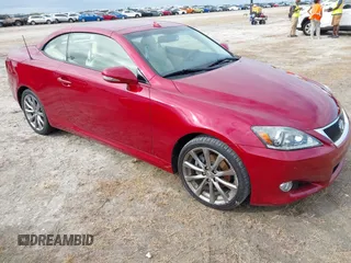 2014 Lexus IS 250 C with VIN JTHFF2C25E2531061, listed as a IAAI auction lot 40543295 with Not Provided miles and . Bid and sale history available at DreamBid. Image 1.