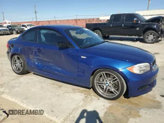 2013 BMW 1 Series 135i with VIN WBAUC9C57DVY60522, listed as a Copart auction lot 72445174 with 140,268 mi miles and Salvage Title. Bid and sale history available at carsss.com. Image 4.