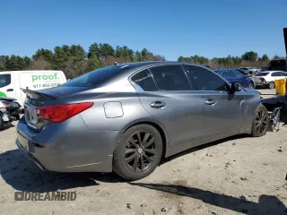 2014 Infiniti Q50 Sport with VIN JN1BV7AR3EM693035, listed as a Copart auction lot 52572715 with 142,361 mi miles and Clean Title. Bid and sale history available at DreamBid. Image 3.