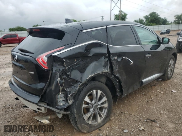 2016 Nissan Murano S z VIN 5N1AZ2MHXGN142953, wystawiony jako Copart lot #58412245 z przebiegiem 198 151 mil mil oraz Szkoda całkowita • Salvage title. Historia ofert i sprzedaży dostępna na DreamBid. Obrazek 3.