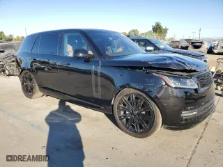 2023 Land Rover Range Rover SE with VIN SALKPBFU3PA070891, listed as a Copart auction lot 79767804 with 9,680 mi miles and Salvage Title. Bid and sale history available at carsss.com. Image 4.