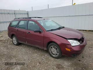 2007 Ford Focus SE with VIN 1FAFP36N37W228078, listed as a Copart auction lot 74555324 with 197,677 mi miles and Salvage Title. Bid and sale history available at carsss.com. Image 4.