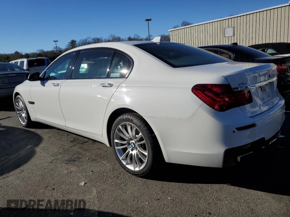 2015 BMW 7 Series 740Li xDrive with VIN WBAYF4C55FD874195, listed as a Copart auction lot 39701134 with 55,065 mi miles and . Bid and sale history available at DreamBid. Image 2.