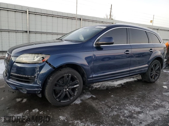 2012 Audi Q7 3.0L TDI Premium Plus with VIN WA1LMAFE0CD001442, listed as a Copart auction lot 87826815 with 133,307 mi miles and Salvage Title. Bid and sale history available at carsss.com. Image 1.