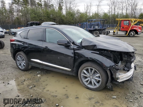 2023 Acura RDX w/Technology Package with VIN 5J8TC2H53PL000181, listed as a Copart auction lot 49108725 with 10,630 mi miles and Salvage Title. Bid and sale history available at carsss.com. Image 4.