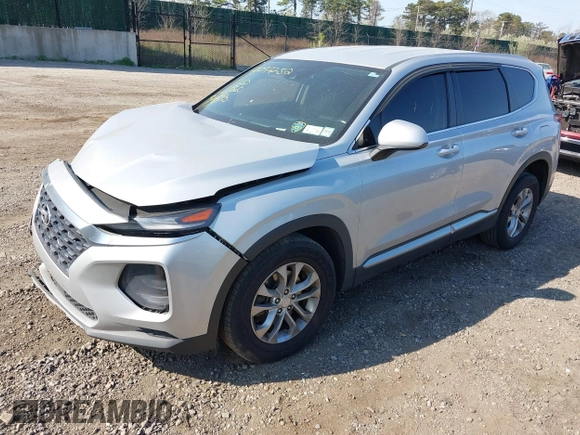 2019 Hyundai Santa Fe SE with VIN 5NMS23AD3KH102739, listed as a IAAI auction lot 42097252 with 116,023 mi miles and . Bid and sale history available at DreamBid. Image 18.