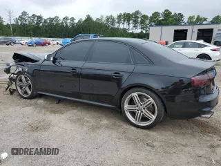 2013 Audi S4 Premium Plus with VIN WAUBGAFL7DA093379, listed as a Copart auction lot 64291054 with 92,604 mi miles and Salvage Title. Bid and sale history available at carsss.com. Image 2.