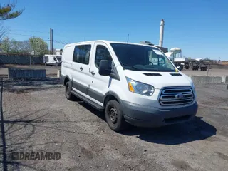 2018 Ford Transit with VIN 1FTYR1ZM2JKB16830, listed as a IAAI auction lot 42070606 with 85,495 mi miles. Bid and sale history available at carsss.com. Image 1.