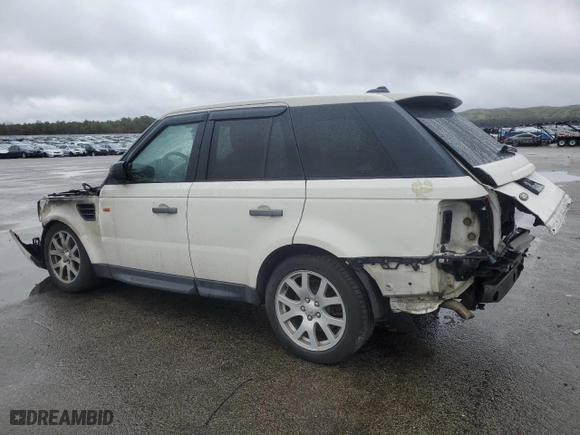 2008 Land Rover Range Rover Sport HSE with VIN SALSK25448A168586, listed as a Copart auction lot 51300545 with 0 mi miles and Salvage Title. Bid and sale history available at carsss.com. Image 2.