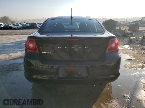 2012 Dodge Avenger SE with VIN 1C3CDZAB9CN325411, listed as a Copart auction lot 52758025 with 127,902 mi miles and Salvage Title. Bid and sale history available at DreamBid. Image 6.