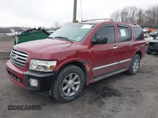 2006 Infiniti QX56 with VIN 5N3AA08A16N800528, listed as a IAAI auction lot 41716295 with 258,219 mi miles. Bid and sale history available at carsss.com. Image 2.