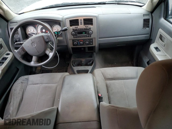 2006 Dodge Dakota SLT with VIN 1D7HE48K86S605839, listed as a Copart auction lot 78135534 with 205,283 mi miles and Salvage Title. Bid and sale history available at DreamBid. Image 8.