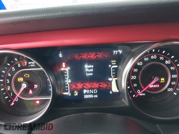 2021 Jeep Wrangler Unlimited Rubicon with VIN 1C4HJXFG7MW662092, listed as a IAAI auction lot 42139521 with 32,055 mi miles and . Bid and sale history available at DreamBid. Image 7.